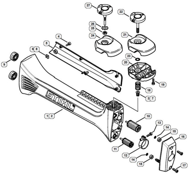 STIHL FS460C-EM AV SYSTEM | Stihl FS460C-EM Clearing Saw Parts